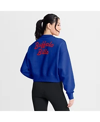 Nike Women's Royal Buffalo Bills Phoenix Fleece Quarter-Zip Sweatshirt