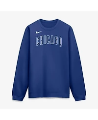 Nike Men's Royal Chicago Cubs Primetime Wordmark Sweatshirt