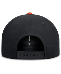 Nike Men's Black/Orange Baltimore Orioles Primetime Pro Dri-fit Snapback Hat
