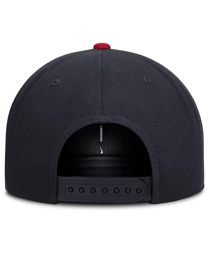 Nike Men's Navy/Red Boston Red Sox Primetime Pro Dri-fit Snapback Hat