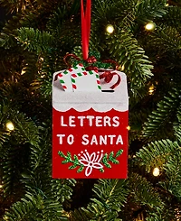 Holiday Lane Christmas Cheer Mail Box Ornament, Macy's Exclusive