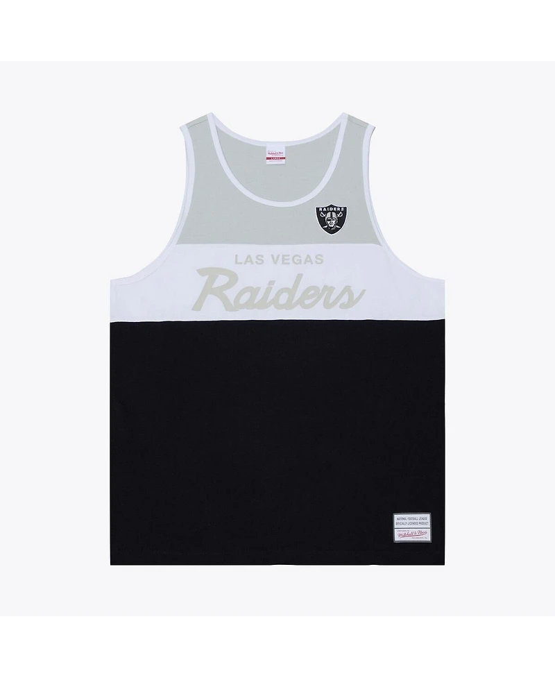 Mitchell & Ness Men's Black/Silver Las Vegas Raiders Head Coach Tank Top