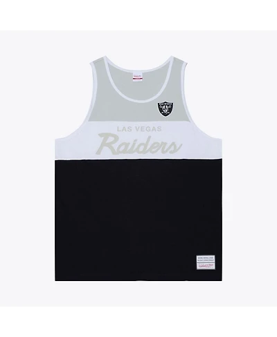 Mitchell & Ness Men's Black/Silver Las Vegas Raiders Head Coach Tank Top