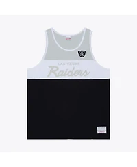 Mitchell & Ness Men's Black/Silver Las Vegas Raiders Head Coach Tank Top