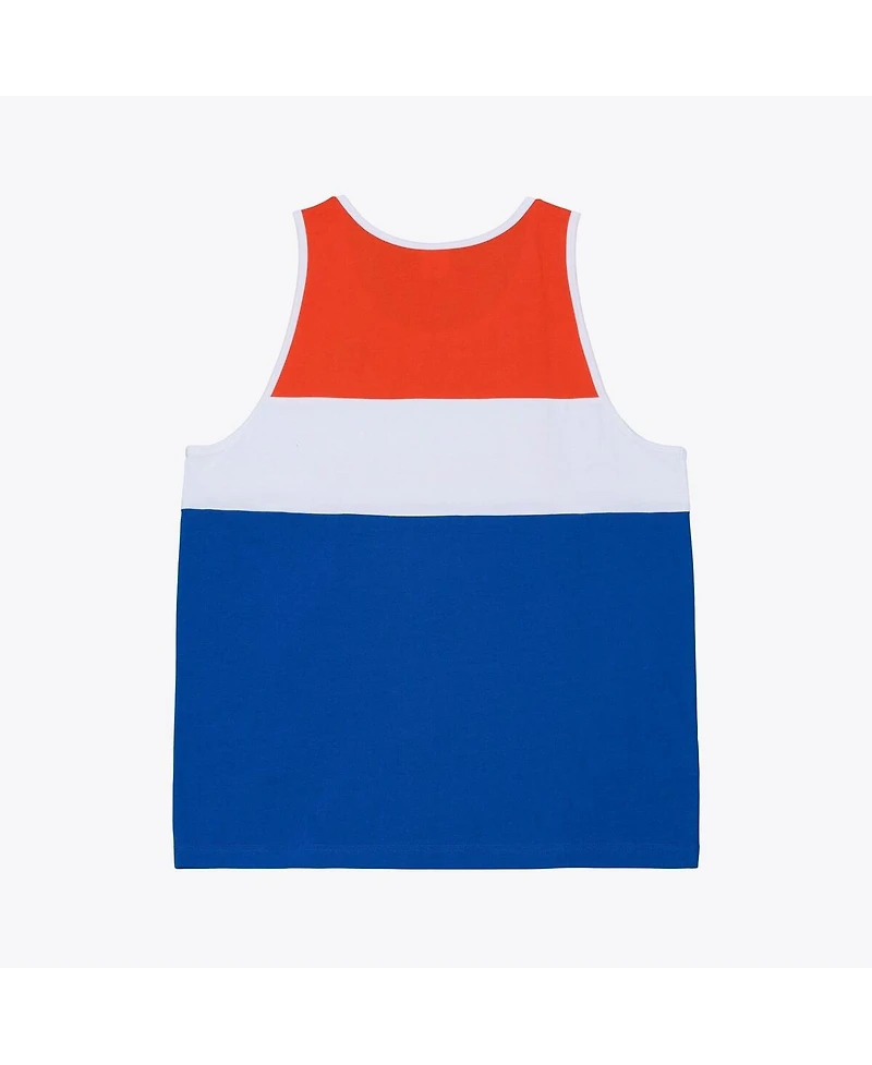 Mitchell & Ness Men's Royal/Orange Denver Broncos Head Coach Tank Top