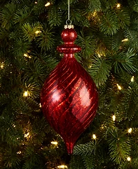 Holiday Lane Christmas Cheer Finial Shape Ornament, Macy's Exclusive