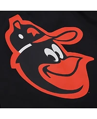 Mitchell & Ness Men's Black Baltimore Orioles Full-Snap Hooded Coaches Jacket
