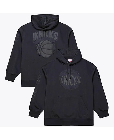 Mitchell & Ness Men's Black New York Knicks Phantom Fleece Hoodie
