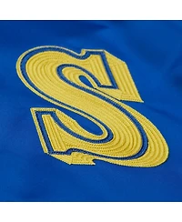 Mitchell & Ness Men's Ken Griffey Jr. Royal Seattle Mariners Legends Collection Lightweight Satin Full-Snap Jacket