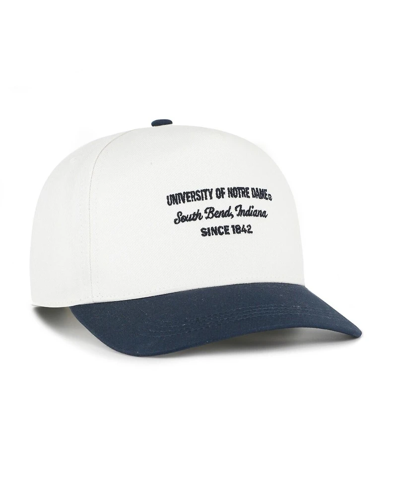 '47 Brand Men's White Notre Dame Fighting Irish Contemporary Basics Two-Tone Hitch Adjustable Hat