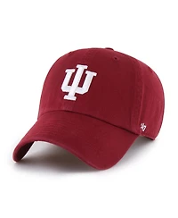 '47 Brand Big Boys and Girls Crimson Indiana Hoosiers Clean Up Adjustable Hat