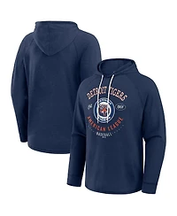 Darius Rucker Collection by Fanatics Men's Blue Detroit Tigers Raglan Hooded Long Sleeve T-Shirt