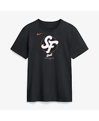 Nike Men's Black San Francisco Giants City Connect Large Logo T-Shirt