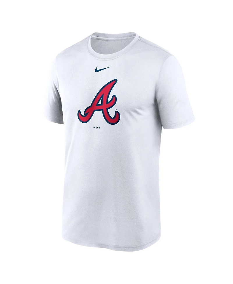 Nike Men's White Atlanta Braves Legend Dri-fit T-Shirt
