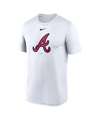 Nike Men's White Atlanta Braves Legend Dri-fit T-Shirt