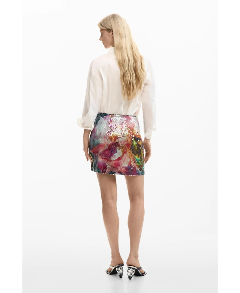 Desigual Women's Printed Mini Skirt