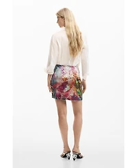 Desigual Women's Printed Mini Skirt