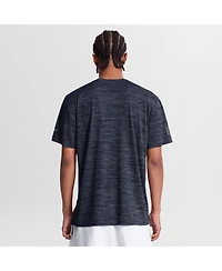 Nike Men's Navy Chicago Bears Sideline Double Covered Dri-fit Velocity T-Shirt