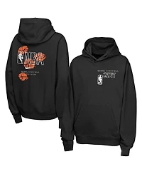 Nike Big Boys and Girls Black Nba Oversized Team 31 Baller Club Premium Hoodie