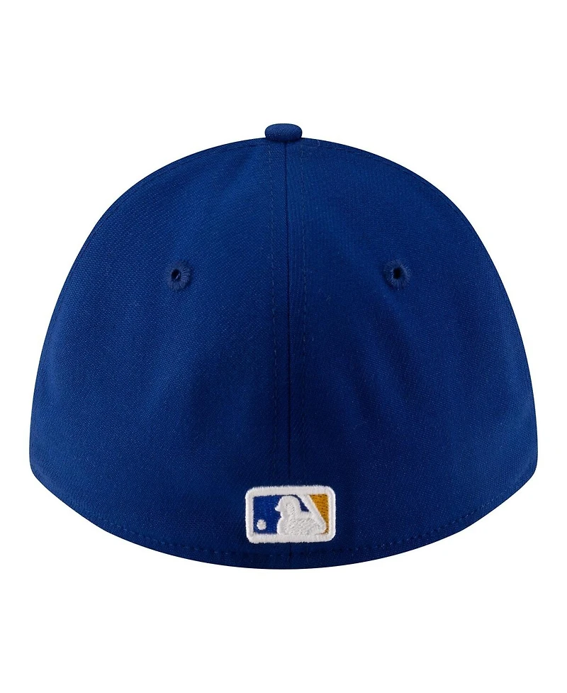 New Era Men's Blue Seattle Mariners Player Replica 39THIRTY M-Crown Flex Hat