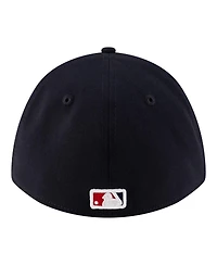 New Era Men's Navy Los Angeles Angels Alternate Player Replica 39THIRTY M-Crown Flex Hat