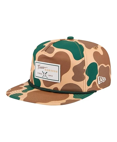 New Era Men's Camo Texas Rangers Duck 19TWENTY Adjustable Hat