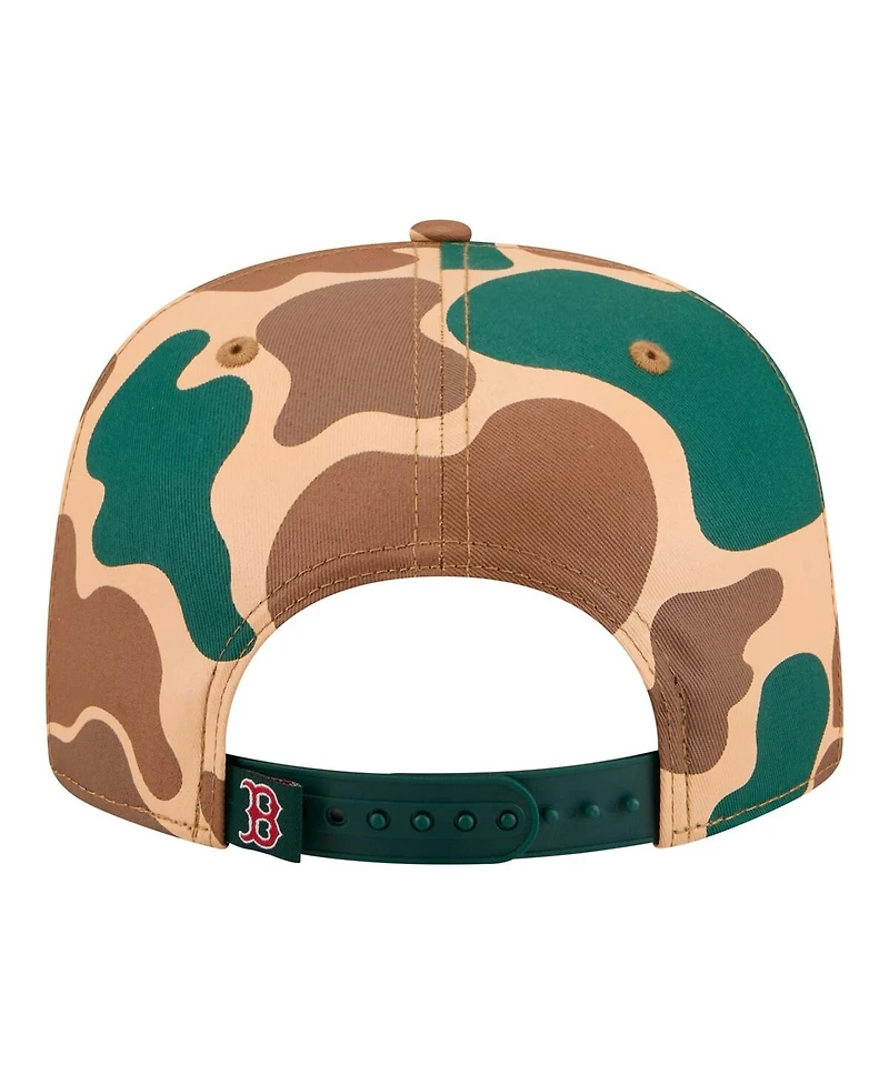 New Era Men's Camo Boston Red Sox Duck 19TWENTY Adjustable Hat
