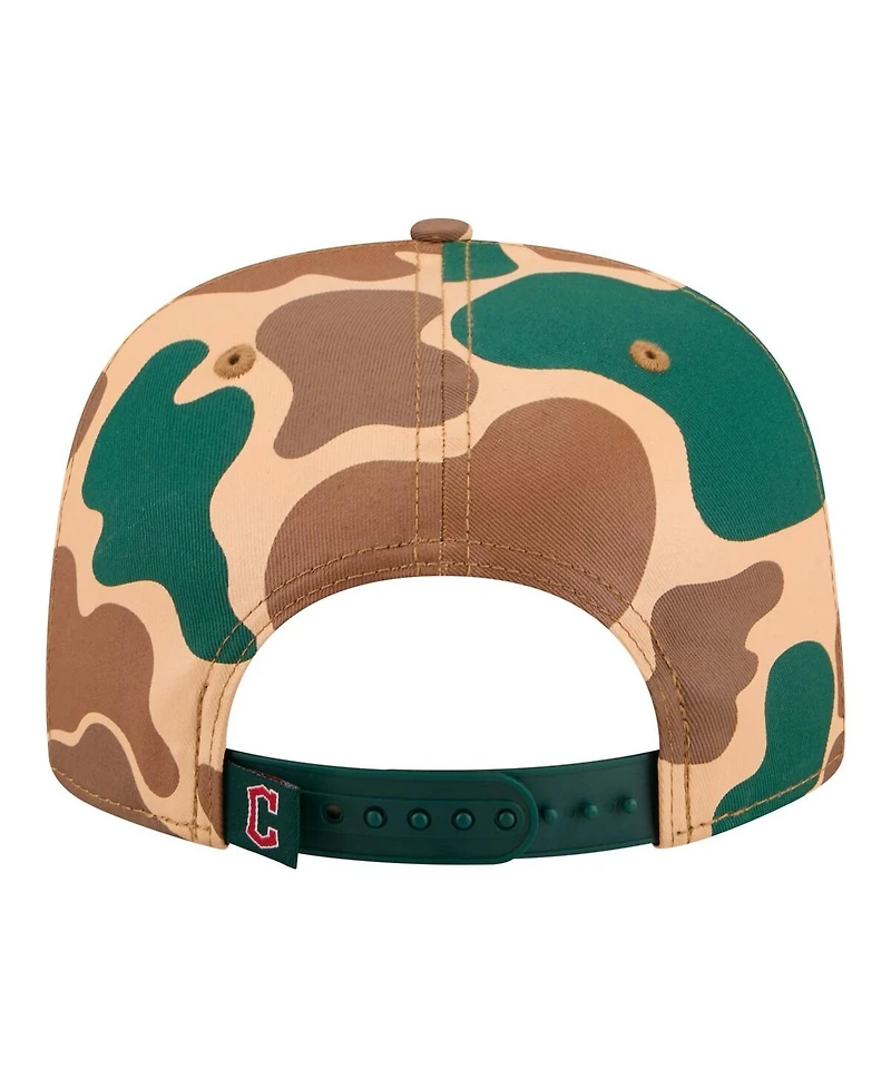 New Era Men's Camo Cleveland Guardians Duck 19TWENTY Adjustable Hat