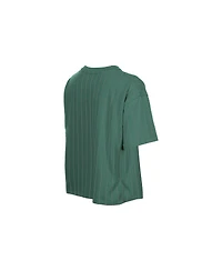New Era Women's Green Boston Red Sox City Connect Throwback Meshback Pinstripe Boxy T-Shirt