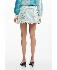 Desigual Women's Short Denim Skirt