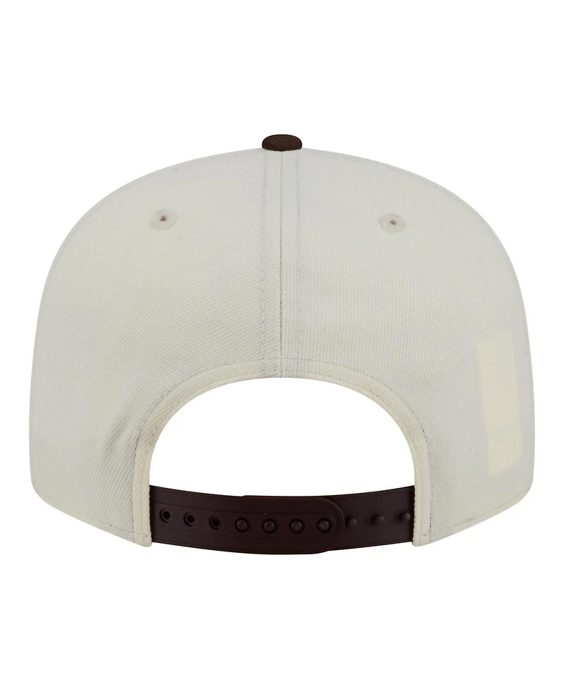 New Era Men's Cream/Brown San Diego Padres Localized 9FIFTY Snapback Hat