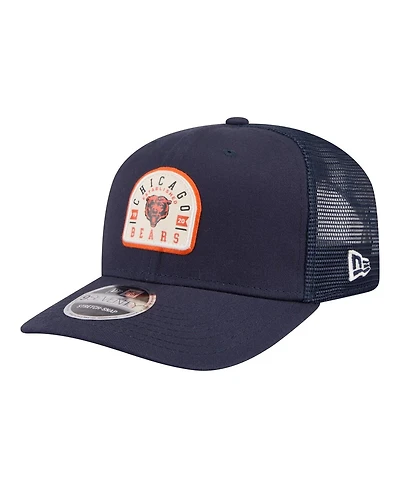 New Era Men's Navy Chicago Bears Contest 9SEVENTY Adjustable Trucker Hat