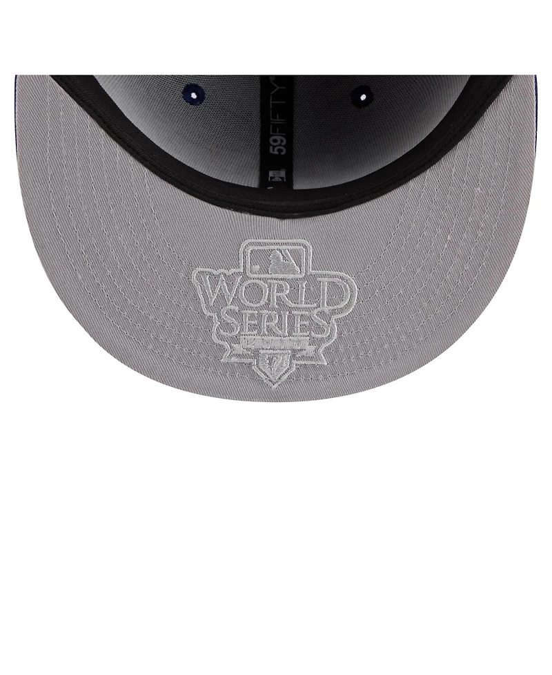 New Era Men's Royal Texas Rangers Hidden Hit 59FIFTY Fitted Hat