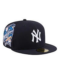 New Era Men's Navy York Yankees Hidden Hit 59FIFTY Fitted Hat
