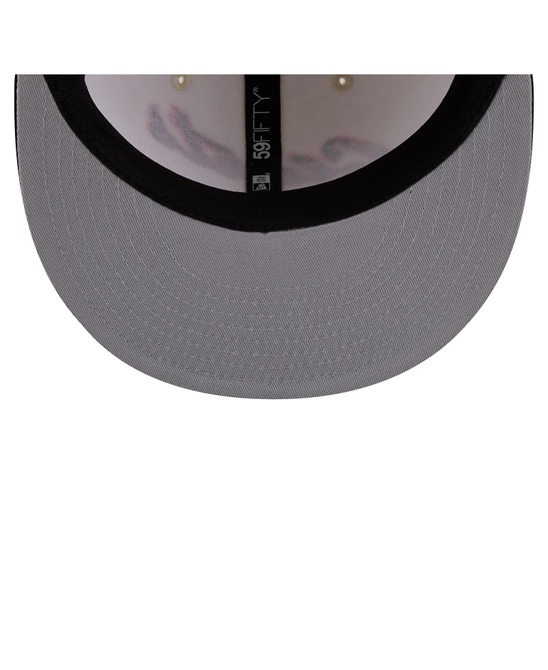 New Era Men's Cream San Francisco Giants Two-Tone Stitch 59FIFTY Fitted Hat