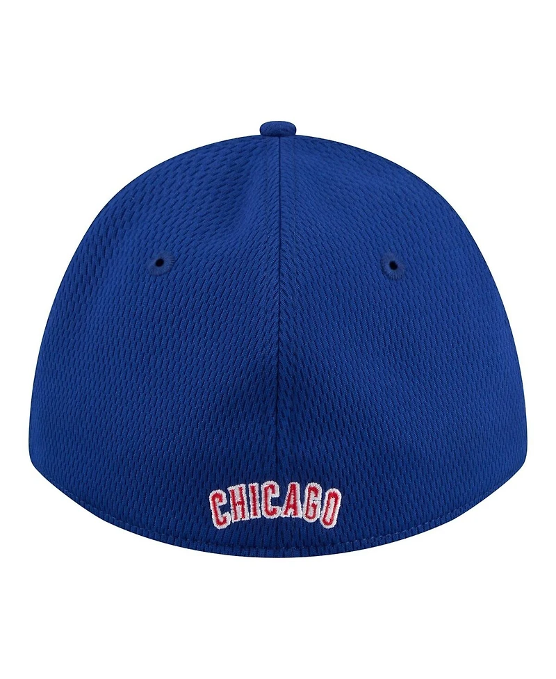 New Era Men's Royal Chicago Cubs Dash 39THIRTY Flex Hat