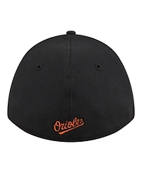 New Era Men's Black Baltimore Orioles Dash 39THIRTY Flex Hat
