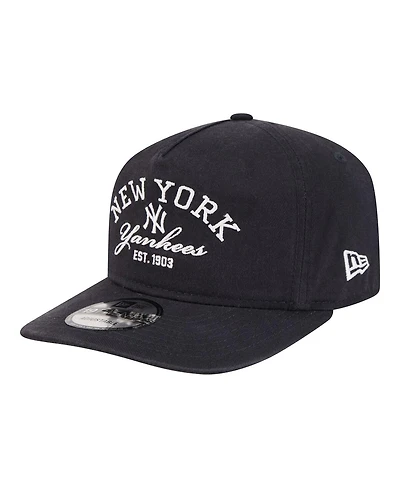 New Era Men's Navy New York Yankees Stacked 19TWENTY Adjustable Hat