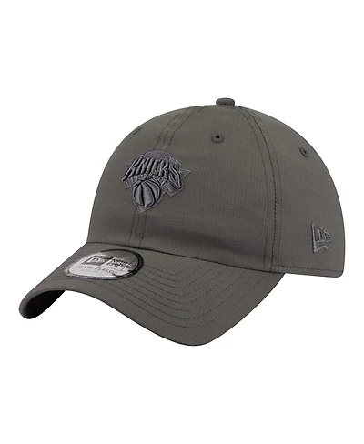 New Era Men's and Women's Charcoal New York Knicks Ripstop Casual Classic Adjustable Hat