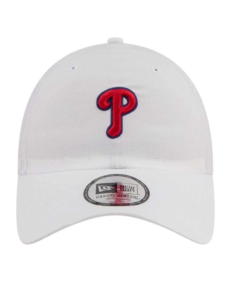 New Era Men's White Philadelphia Phillies Ripstop Casual Classic Adjustable Hat
