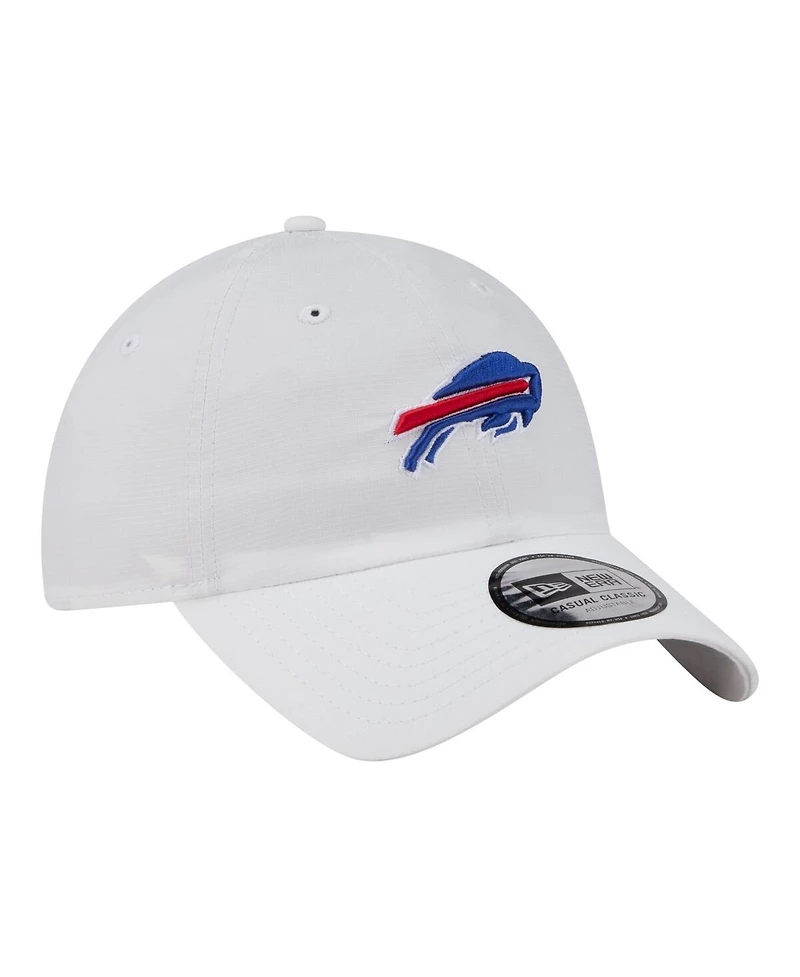 New Era Men's White Buffalo Bills Ripstop Casual Classic Adjustable Hat