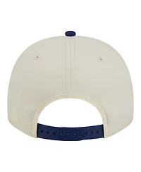 New Era Men's Cream Los Angeles Dodgers Throwback Tri-Hit A-Frame 9FIFTY Adjustable Hat