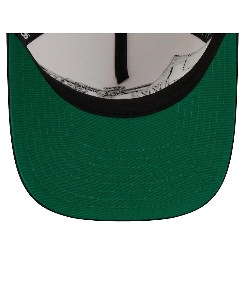 New Era Men's Cream/Black Chicago White Sox Classic A-Frame 9FIFTY Snapback Hat