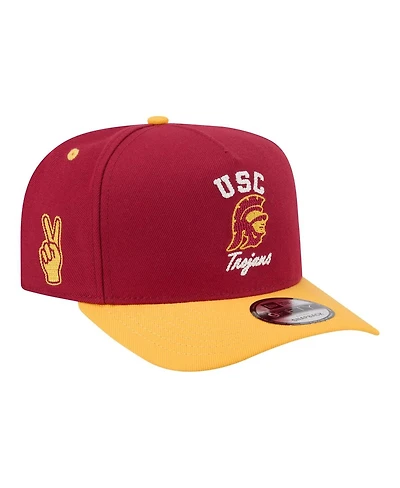 New Era Men's Cardinal/Gold Usc Trojans Two-Tone Arched 9FIFTY Snapback Hat