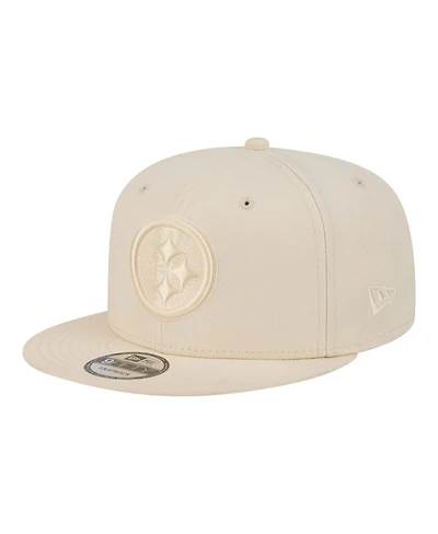 New Era Men's Cream Pittsburgh Steelers Colorpack 9FIFTY Snapback Hat