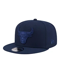 New Era Men's Navy Chicago Bulls Tonal Color Pack 9FIFTY Snapback Hat