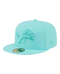 New Era Men's Turquoise Detroit Lions Color Pack 59FIFTY Fitted Hat