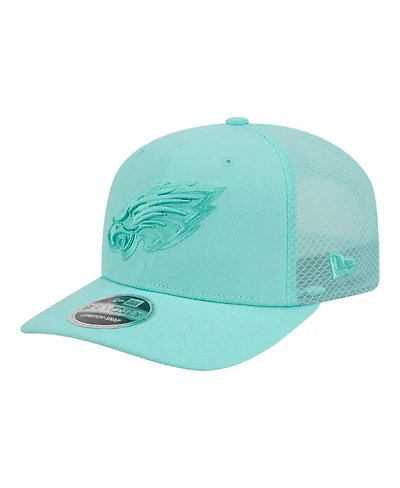 New Era Men's Turquoise Philadelphia Eagles Color Pack 9SEVENTY Adjustable Hat