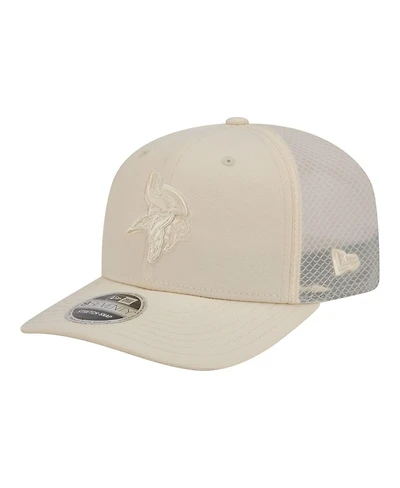 New Era Men's Cream Minnesota Vikings Color Pack 9SEVENTY Adjustable Hat