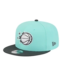 New Era Men's Turquoise/Charcoal Orlando Magic Color Pack Two-Tone 9FIFTY Snapback Hat
